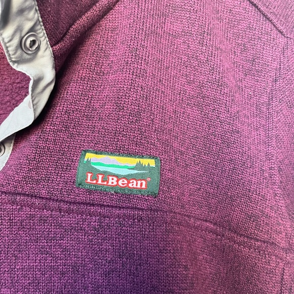 Women’s LLBean Snap Fleece Pullover | 3X - Picture 2 of 15